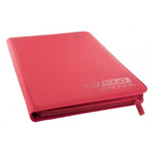 Samlemappe i høj kvalitet: Ultimate Guarde 9-pocket ZipFolio XenoSkin - Rød