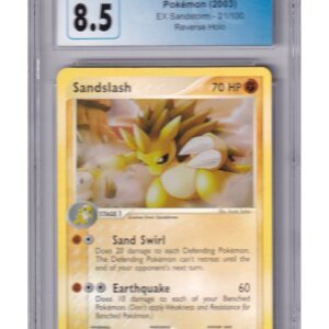 Sandslash 21/100 Reverse Foil CGC 8.5