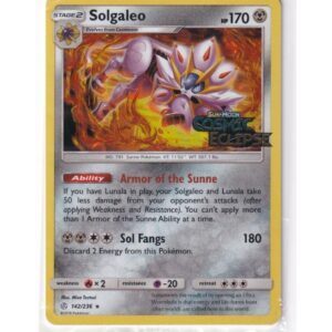 Solgaleo - 142/236 - Cosmic Eclipse Stamp - Sealed