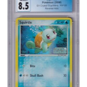 Squirtle - 63/100 - Reverse Foil - CGC 8.5