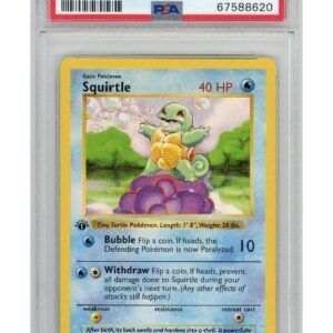Squirtle 63/102 1st Edition PSA 7