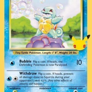 Squirtle - 63/102 - 25 års jubilæum - JUMBOkort