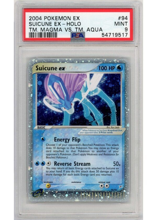 Suicune ex - 94/95 - PSA 9