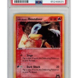 Team Magma's Houndour 35/95 Reverse Foil PSA 8