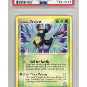 Team Magma's Seviper 17/95 Reverse Foil PSA 8