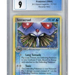 Tentacruel 51/101 Reverse Foil CGC 9