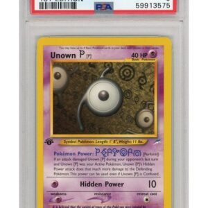 Unown [P] 58/105 1st Edition PSA 9
