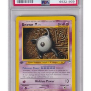 Unown X 30/105 1st Edition PSA 10