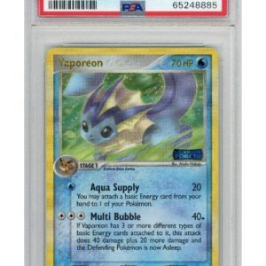 Vaporeon 19/115 Reverse Foil PSA 9
