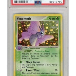 Venomoth 49/112 Reverse Foil PSA 8