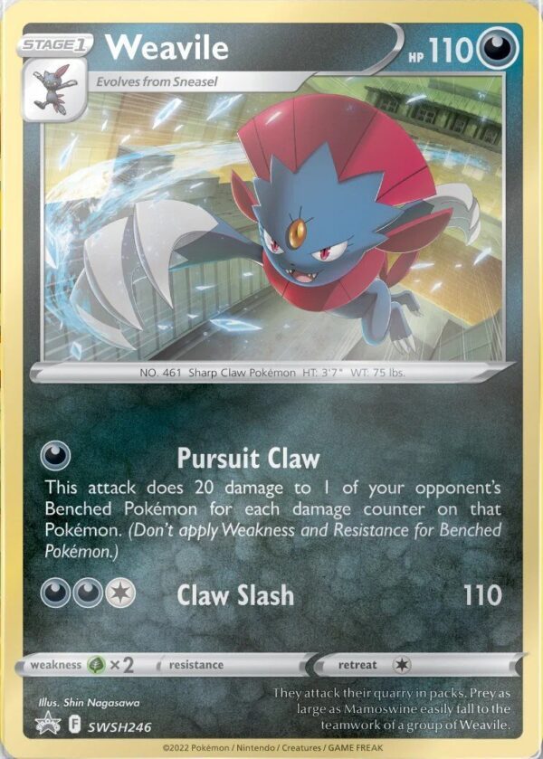 Weavile blister pack (3 stk.) - SWSH Lost Origin - Image 2