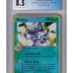 Weezing 24/109 Reverse Foil CGC 8.5
