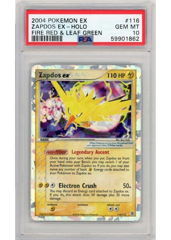 Zapdos ex - 116/112 - PSA 10