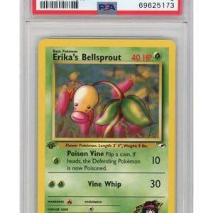 Erika's Bellsprout 75/132 1st Edition PSA 8