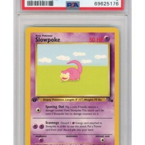 Slowpoke 55/62 1st Edition PSA 8