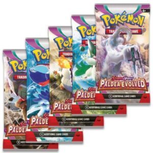 Booster Pack full artwork set (5 stk.) fra SV2 Paldea Evolved.