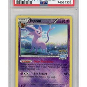 Espeon National Championship Stamp 48/108 PSA 7