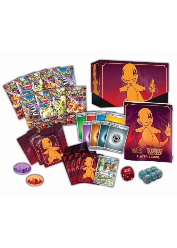 Elite Trainer Box - Charmander - SV03 Obsidian Flames - Billede 2