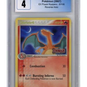 Charizard - 6/108 - Reverse Foil - CGC 4