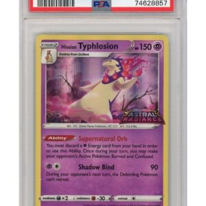 Hisuian Typhlosion - Astral Radiance Stamp - 052/189 - PSA 9