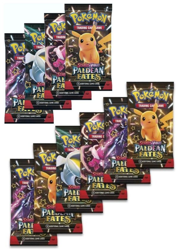 10 Booster Pakker fra SV04.5 Paldean Fates