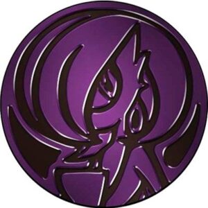 Gardevoir Pokemon mønt (Lilla - Mirror Holo) - Stor