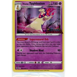 Hisuian Typhlosion - 052/189 - Astral Radiance Stamp - Sealed