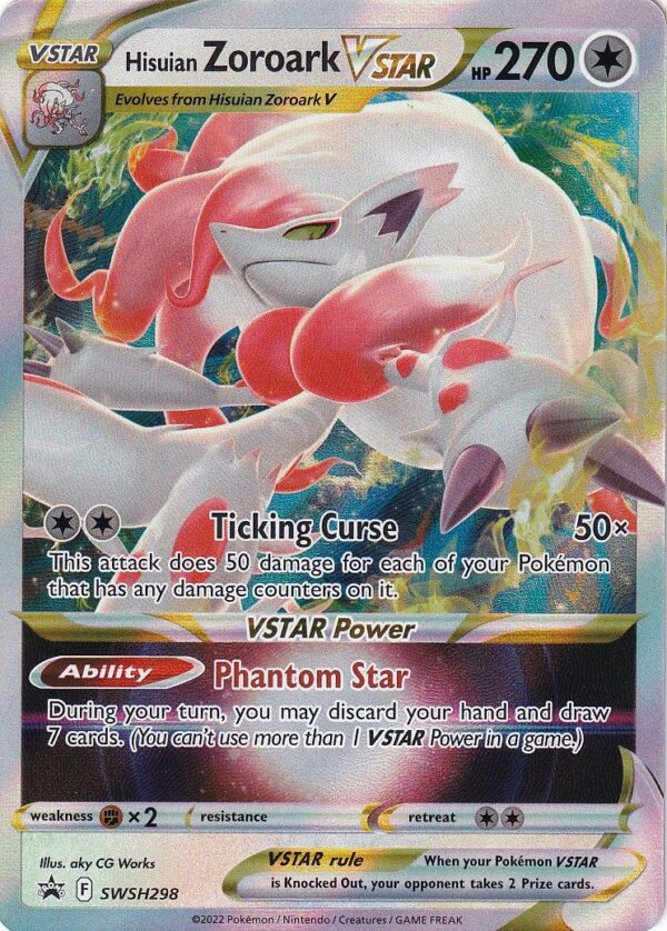 Hisuian Zoroark VSTAR - SWSH298
