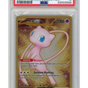 Mew ex Metal kort 151 Mew UPC 205/165 PSA 10