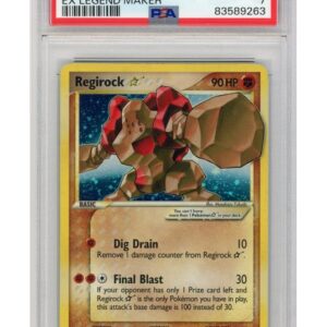 Regirock * (Goldstar) 91/92 PSA 7
