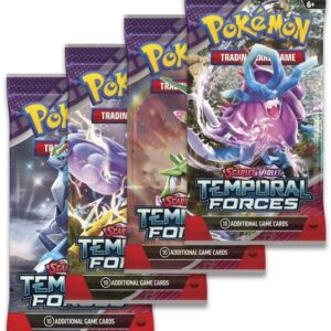 Booster Pack full artwork set (4 stk.) fra SV05 Temporal Forces
