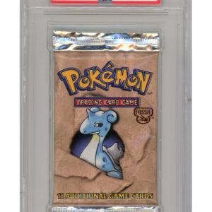 Fossil Booster Pakke Lapras artwork PSA 10
