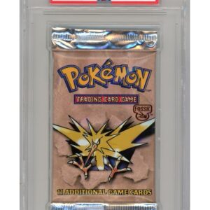 Fossil Booster Pakke Zapdos artwork PSA 10