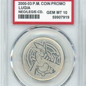 Lugia Pokemon mønt (Sølv Metal &copy;2001) PSA 10