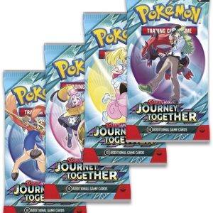 Booster Pack full artwork set (4 stk.) fra SV09 Journey Together