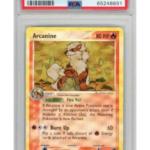 Arcanine 15/100 Reverse Foil PSA 8