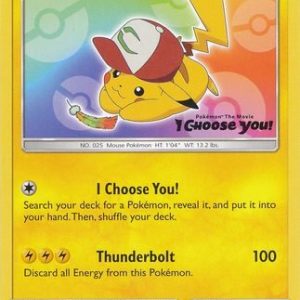 Ash's Pikachu - SM108 - Pokemon Sun & Moon promo