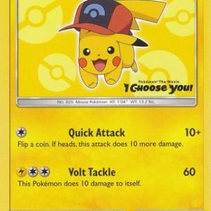 Ash's Pikachu - SM111 - Pokemon Sun & Moon promo