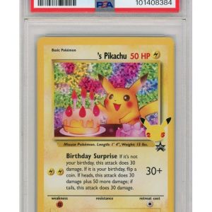 Birthday Pikachu – Classic Collection 24 PSA 10