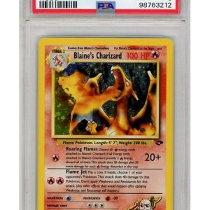 Blaine's Charizard 2/132 PSA 8