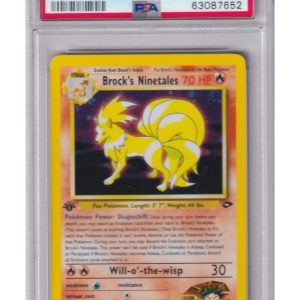 Brock's Ninetales 3/132 1st Edition PSA 10