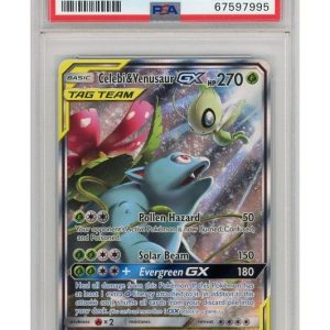 Celebi & Venusaur GX SM167 PSA 10