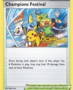 Champions Festival - SWSH296 - Pokemon Sword & Shield promo