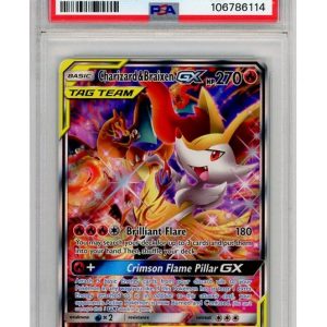 Charizard & Braixen GX SM230 PSA 8