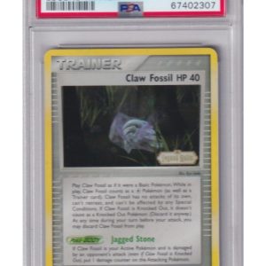 Claw Fossil 78/92 Reverse Foil PSA 10