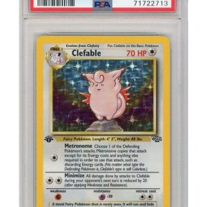 Clefable 1/64 1st Edition PSA 7