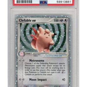Clefable ex 106/112 PSA 7