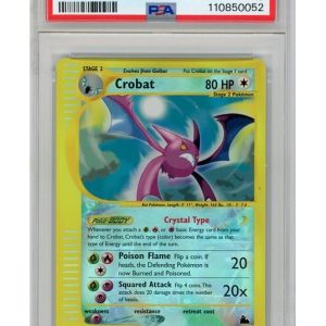 Crobat - 147/144 - Reverse Foil - PSA 9