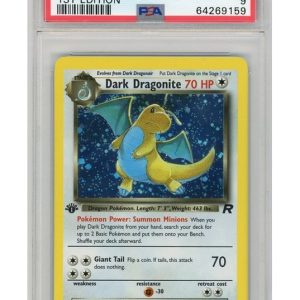 Dark Dragonite 5/82 1st Edition PSA 9