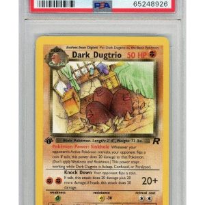 Dark Dugtrio 23/82 1st Edition PSA 9